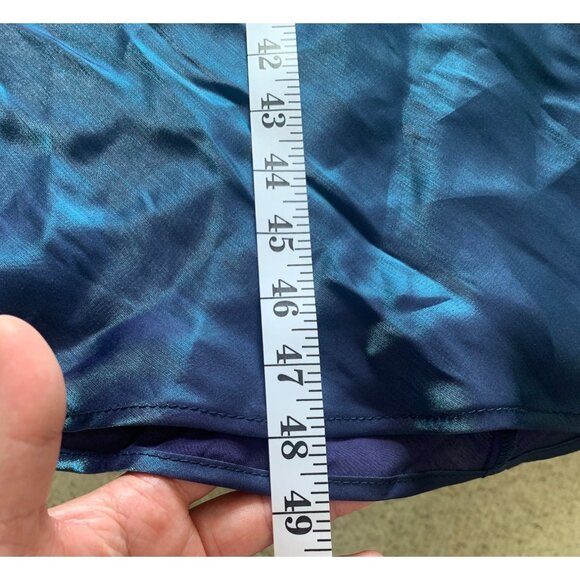 Wild Fable Junior Teens Vintage Style Satin Maxi Dress With Adjustable Straps - Picture 9 of 12